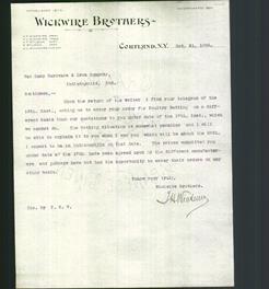 Letterhead - Wickwire Brothers