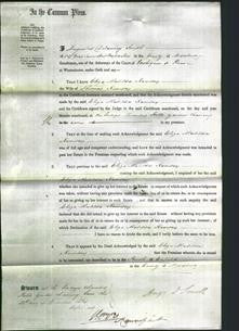 Court of Common Pleas - Eliza Matilda Ramsay-Original Ancestry