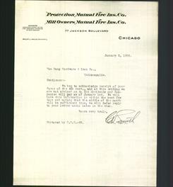 Letterhead - Protection Mutual Fire Ins. Co. Mill Owners Mutual Fire Ins. Co.