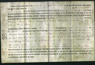 Deed by Married Women - Elizabeth Moon, Dorcas Hayesmer and Mercy Moon-Original Ancestry