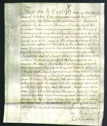 Deed by Married Women - Sarah Charles-Original Ancestry