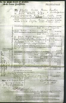 Court of Common Pleas - Harriett Elizabeth Allen-Original Ancestry