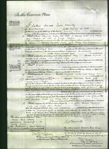 Court of Common Pleas - Elizabeth Coates and Mary Ann Russell-Original Ancestry