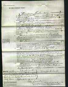 Court of Common Pleas - Elizabeth Cruddass-Original Ancestry