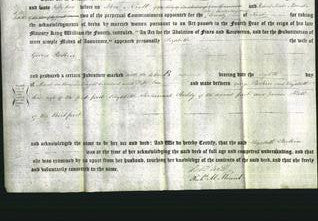 Deed by Married Women - Elizabeth Parkin-Original Ancestry