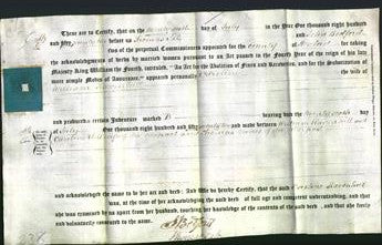 Deed by Married Women - Caroline Ravenhill-Original Ancestry
