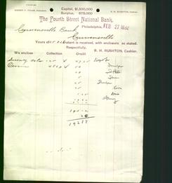 Bank Letterhead - Fourth Street National Bank