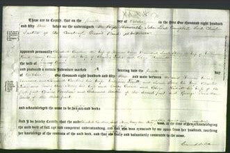 Deed by Married Women - Elizabeth Caroline Barnard, Saray Sterry Lovett, Mary Ann Sterry Loder and Elizabeth Harriett Crowe-Original Ancestry
