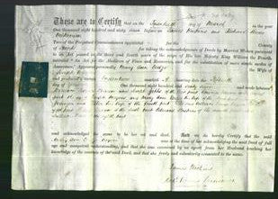 Deed by Married Women - Mary Ann Dodge Meyers-Original Ancestry