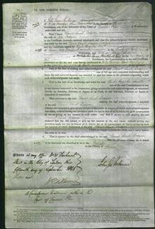 Court of Common Pleas - Harriet Sarah Dodgson-Original Ancestry