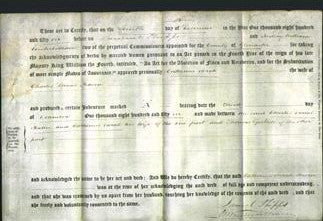 Deed by Married Women - Catherine Sarah Heaven-Original Ancestry