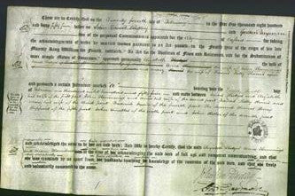 Deed by Married Women - Elizabeth Hedges, Anne Hemmings and Mary Harris-Original Ancestry