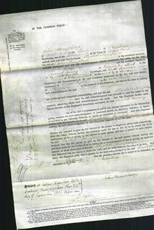 Court of Common Pleas - Elizabeth Humphreys-Original Ancestry