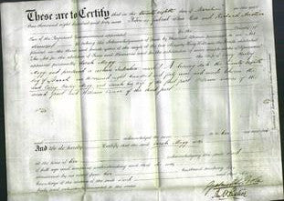 Deed by Married Women - Sarah Mogg-Original Ancestry