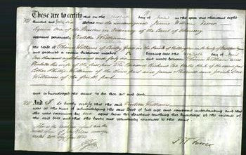 Deed by Married Women - Violetta Williams-Original Ancestry
