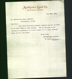 Letterhead - The Manufacturers Glass Co.
