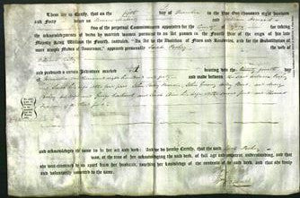 Deed by Married Women - Sarah Pechey-Original Ancestry