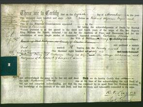 Deed by Married Women - Catherine Strong-Original Ancestry