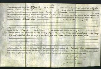 Deed by Married Women - Elizabeth Jane Ness-Original Ancestry