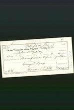 Wakefield, Massachusetts Payment Voucher - John D Willey