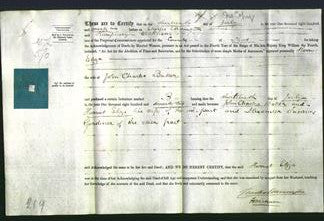 Deed by Married Women - Harriet Eliza Baker-Original Ancestry