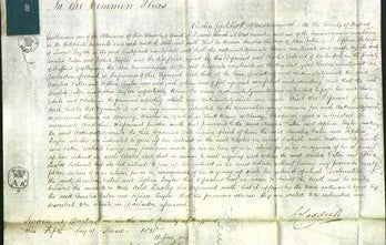 Court of Common Pleas - Amelia Eaton and Sophia Taylor-Original Ancestry