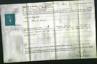 Deed by Married Women - Sarah Elizabeth Silcock-Original Ancestry