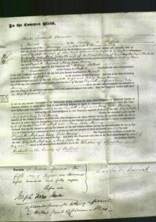 Court of Common Pleas - Elizabeth Moss and Mary Yates Harvey-Original Ancestry