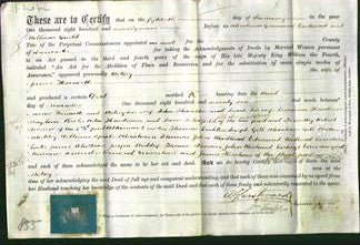 Deed by Married Women - Betsey Howorth-Original Ancestry
