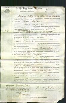 Court of Common Pleas - Anna Elizabeth Town-Original Ancestry