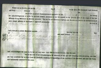 Deed by Married Women - Ann Summersell Oldfield-Original Ancestry