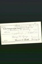 Wakefield, Massachusetts Payment Voucher - William H Willey
