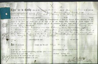 Deed by Married Women - Eliza Barney-Original Ancestry