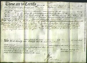 Deed by Married Women - Elizabeth Fawdry-Original Ancestry
