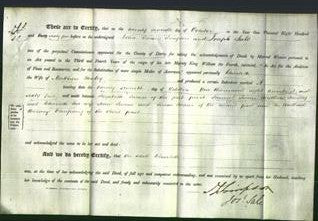 Deed by Married Women - Charlotte Horsley-Original Ancestry