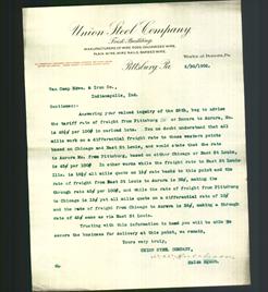 Letterhead - Union Steel Company
