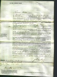 Court of Common Pleas - Margaret Rushton-Original Ancestry