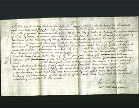 Deed by Married Women - Elizabeth Ann Cavin Weston-Original Ancestry