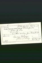 Wakefield, Massachusetts Payment Voucher - Asa A Fox