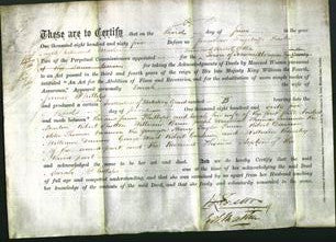Deed by Married Women - Sarah Phillips-Original Ancestry