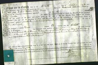 Deed by Married Women - Hannah Nathan and Elizabeth Samuel-Original Ancestry