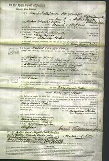 Court of Common Pleas - Mary Agnes Toden-Original Ancestry