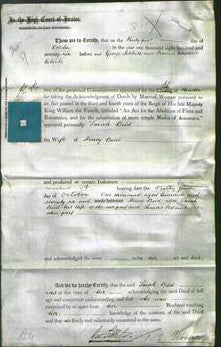 Deed by Married Women - Sarah Bird-Original Ancestry