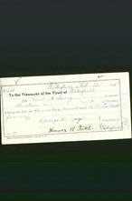 Wakefield, Massachusetts Payment Voucher - Reed A Lang