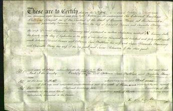 Deed by Married Women - Catherine Jane Matthew Warner and Augusta Mary Manning-Original Ancestry