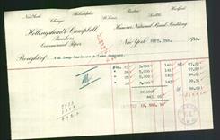 Letterhead - Hollingshead & Campbell, Bankers