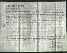 Deed by Married Women - Caroline Oliver-Original Ancestry