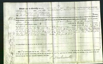 Deed by Married Women - Ann Parry-Original Ancestry