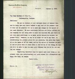 Letterhead - American Tin Plate Company