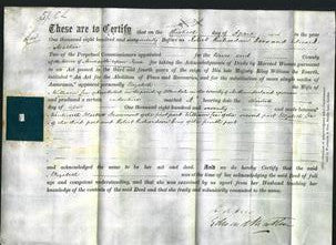 Deed by Married Women - Elizabeth Lee-Original Ancestry